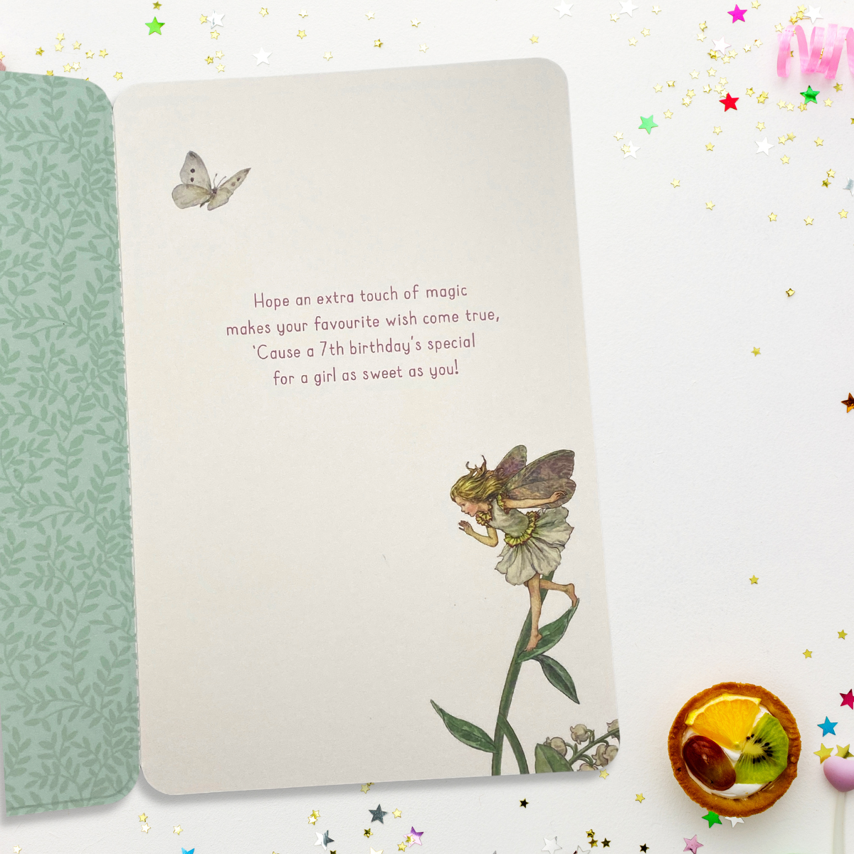 7th Birthday Card - Flower Fairies