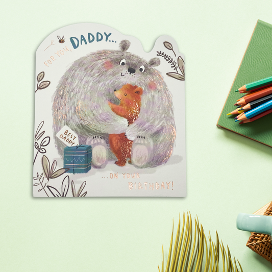 Daddy Birthday Card - Bumble & Boop