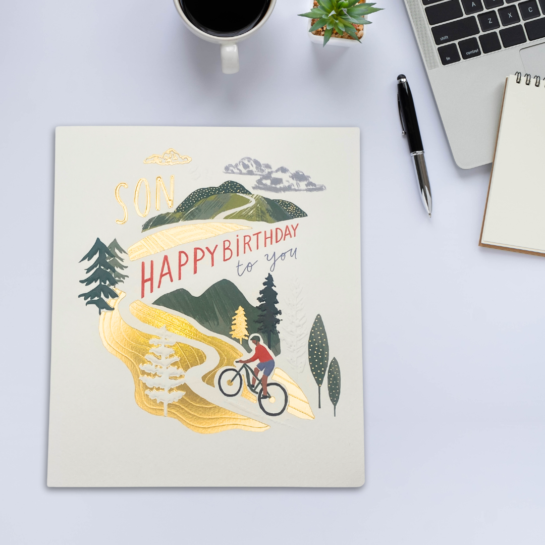 Son Birthday Card - Camden Signature Cyclist