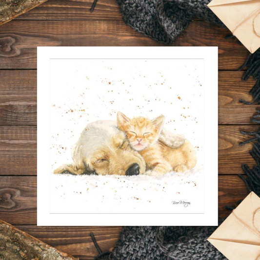 Blank Card - Bree Merryn - Dog & Kitten