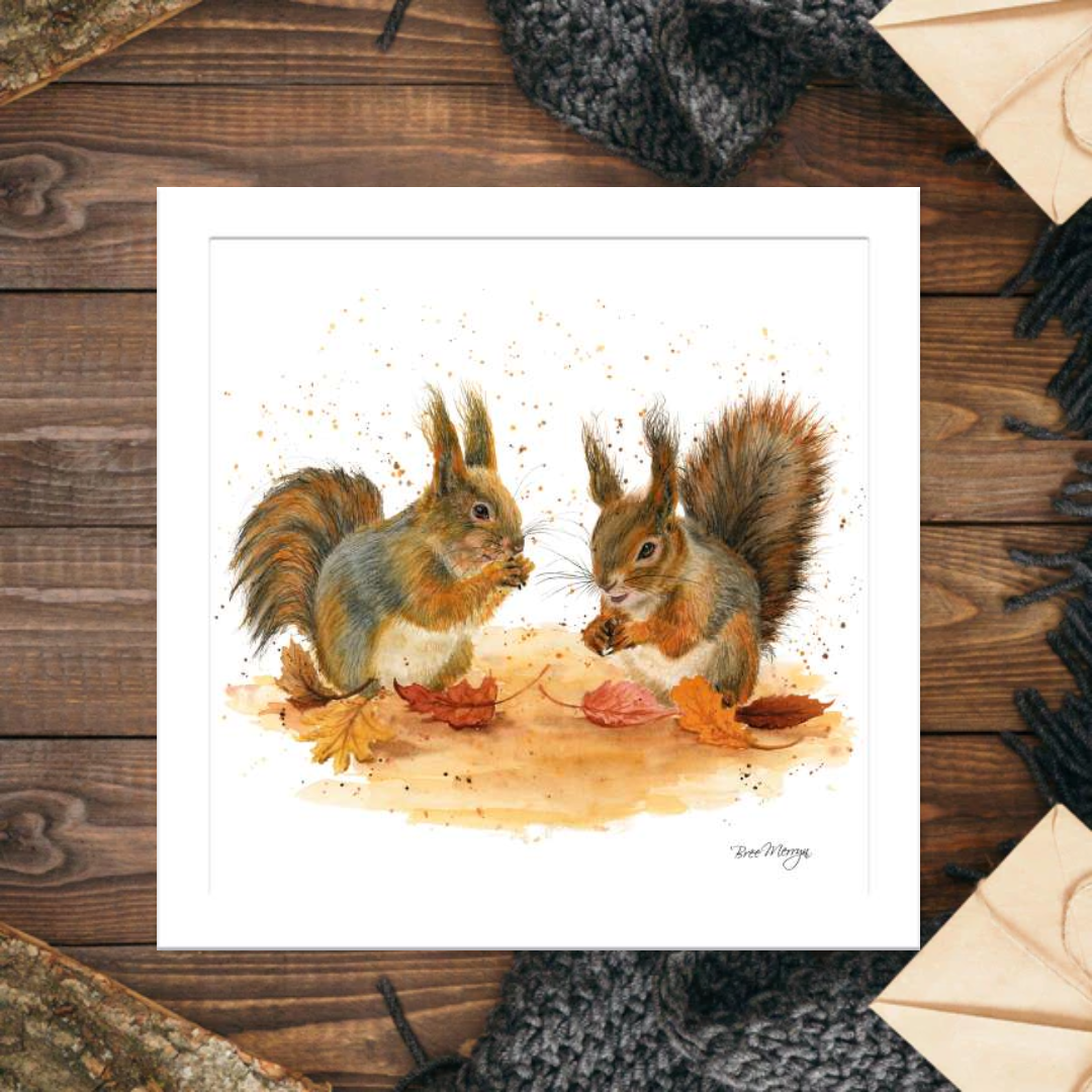 Blank Card- Bree Merryn - Squirrels