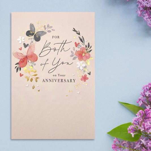 Both Of You Anniversary Design Displayed In Full