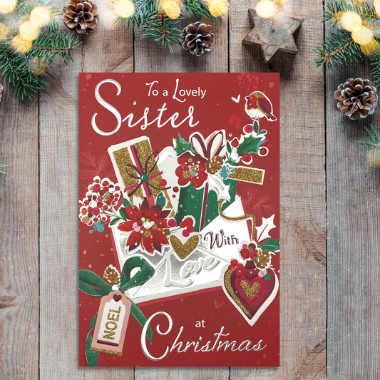 Christmas Sister - Signature Floral Envelope
