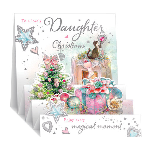 Daughter Pop Up Christmas Card