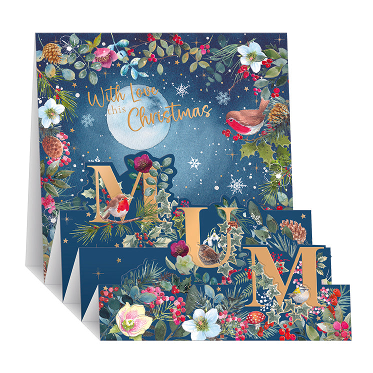 Mum Pop Up Christmas Card