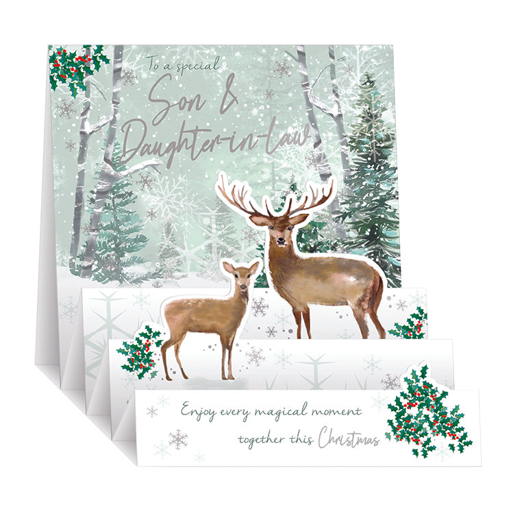 Son & Daughter-In-Law Pop Up Christmas Card