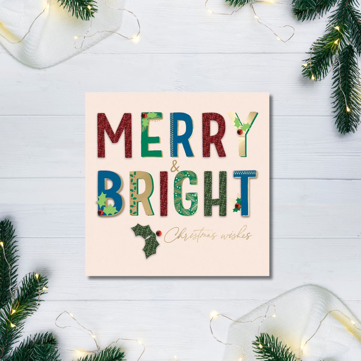 General Christmas Card - Merry & Bright