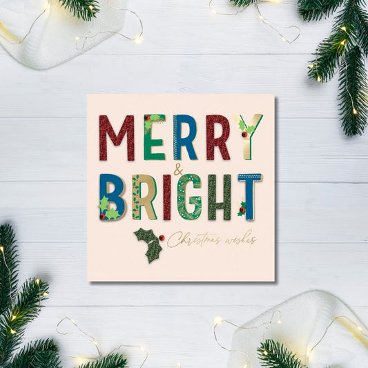 General Christmas Card - Merry & Bright