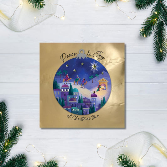 General Christmas Card - Peace & Joy