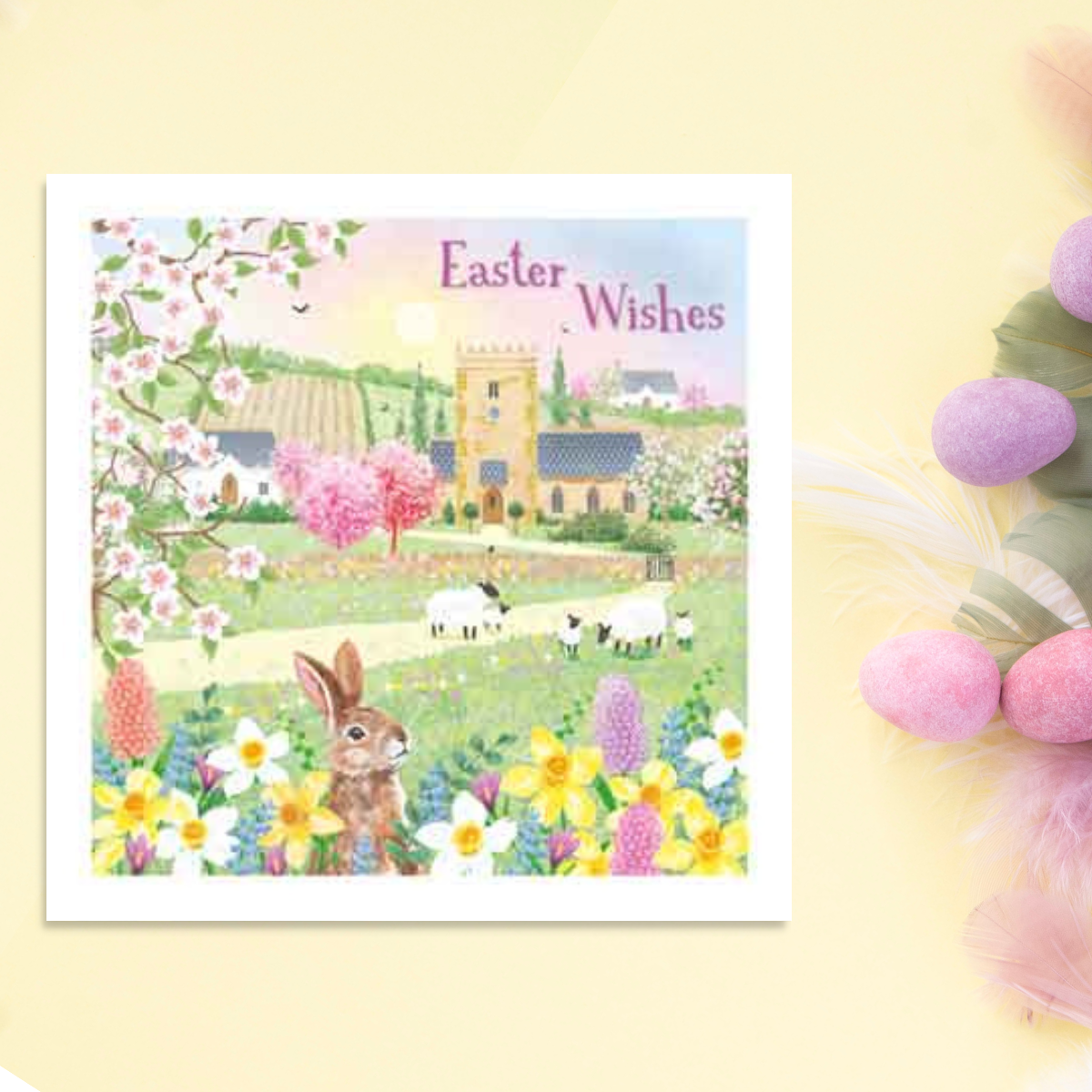 Easter Meadow Bunny - Packet Of 4 Cards – The Celebration Store