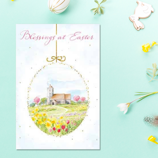 Religious Themed Easter Cards Displayed In Full