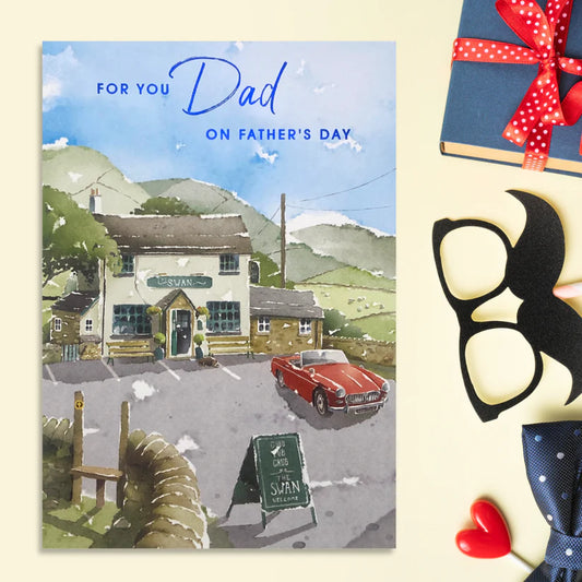 Father's Day Card Dad - Country Pub