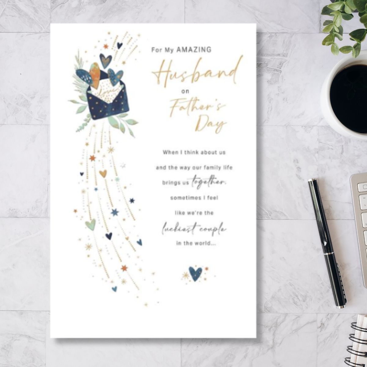 Husband Father's Day Card - Daydreams Large