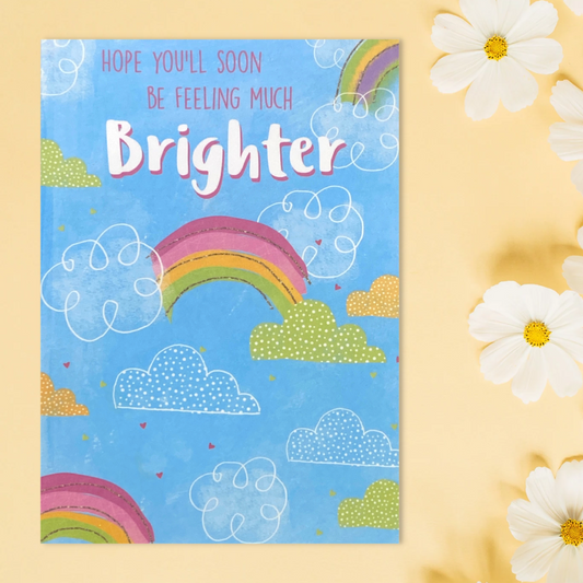 Get Well Soon Card - Brighter Rainbows