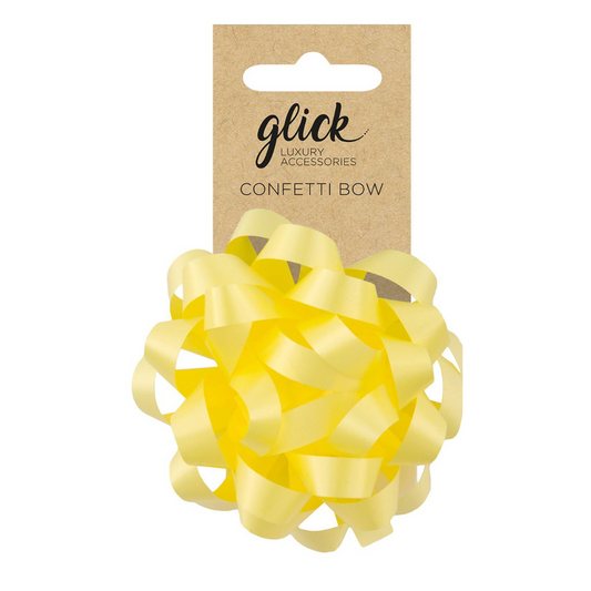 Lemon confetti bow