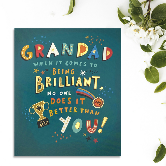 Grandad Birthday Card - No One Does It Better