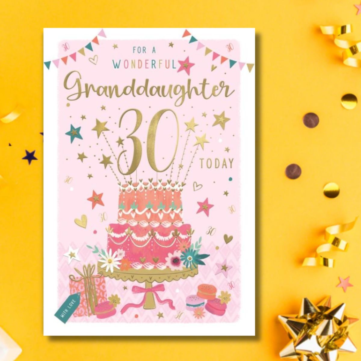 Granddaughter 30th Birthday Card - Perfume Bottle