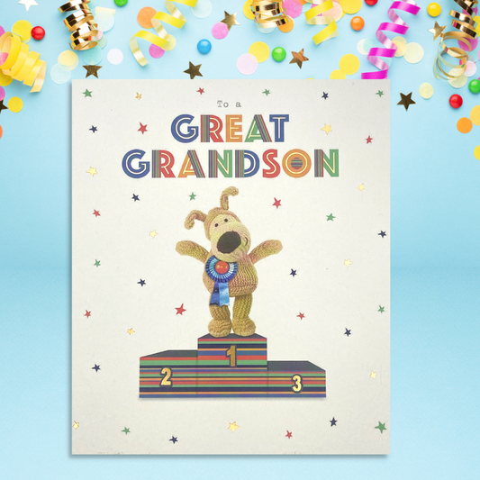Great Grandson Boofle Bear Design Shown In Full