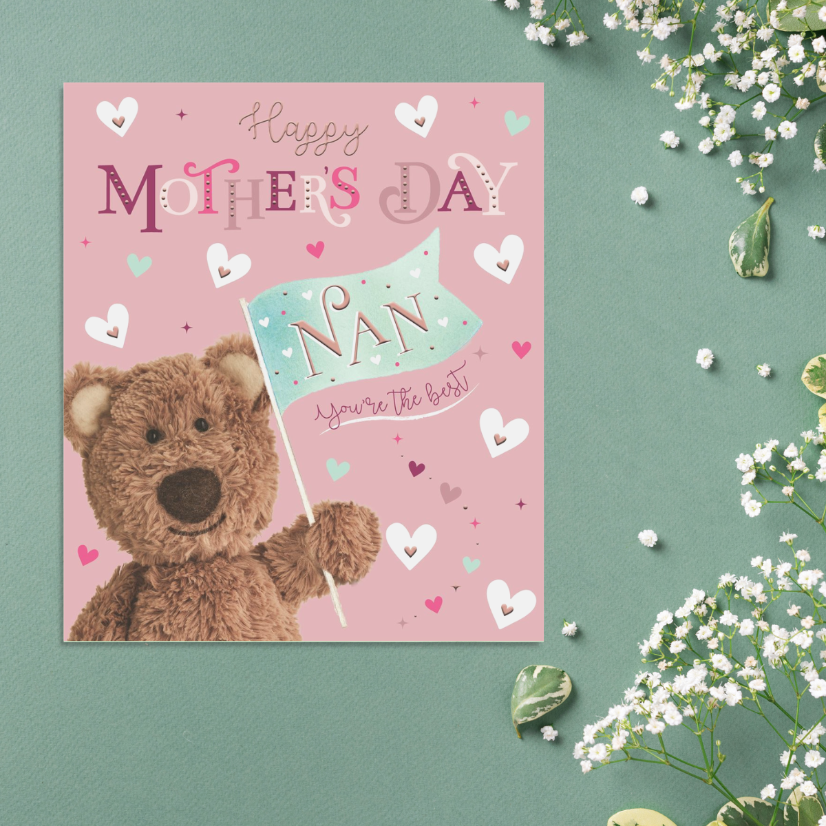 Nan Barley Bear Mother's Day Design Displayed In Full