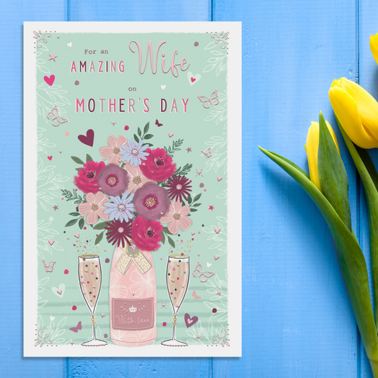 Wonderful Wife Mother's Day Design Displayed In Full