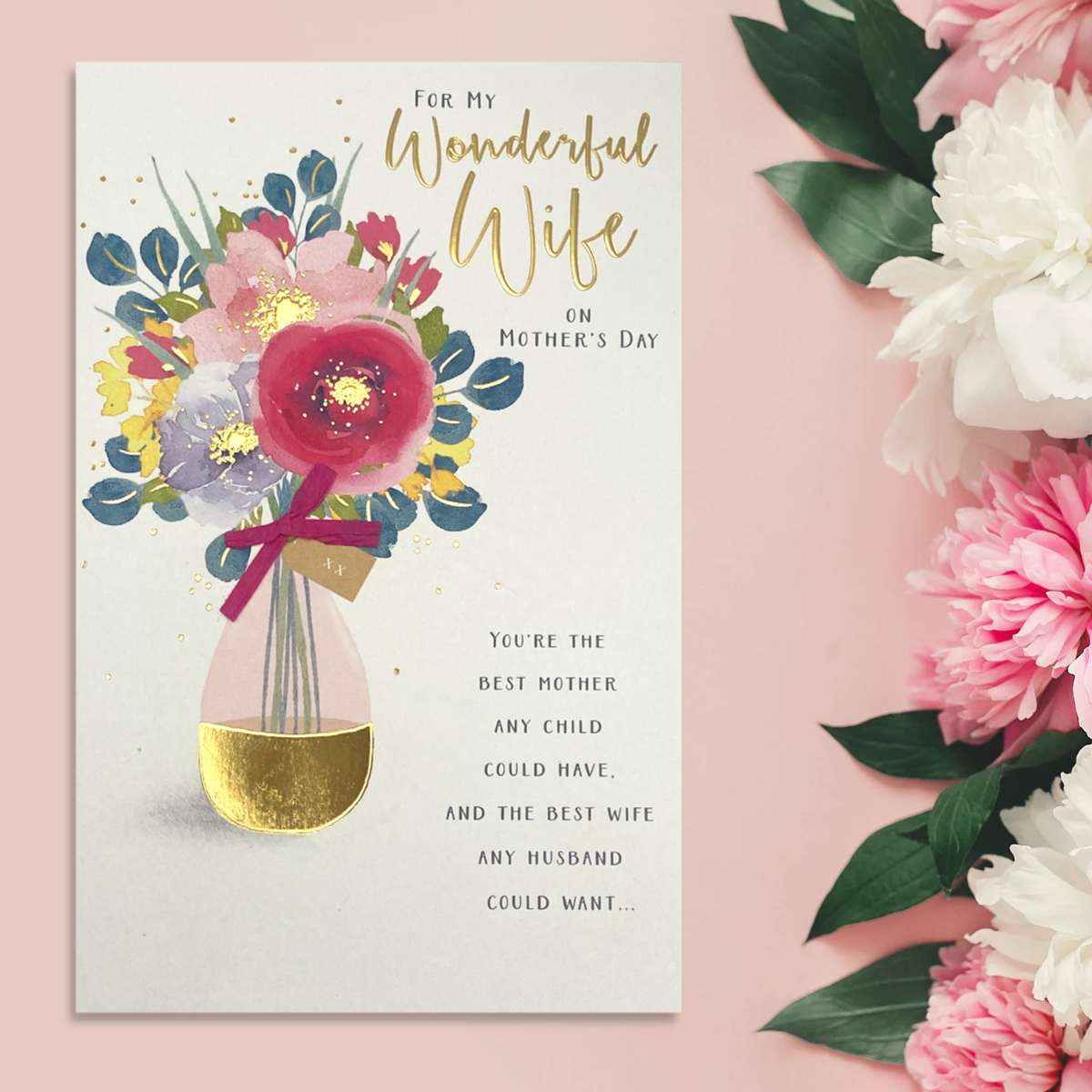 Wonderful Wife Mothers Day Design Shown In Full