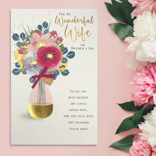 Wonderful Wife Mothers Day Design Shown In Full