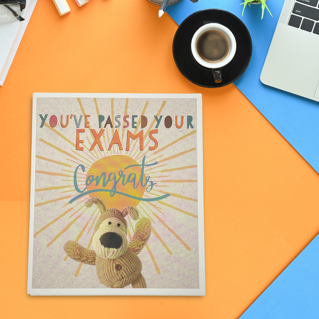 Passed Exams Card - Boofle Bear