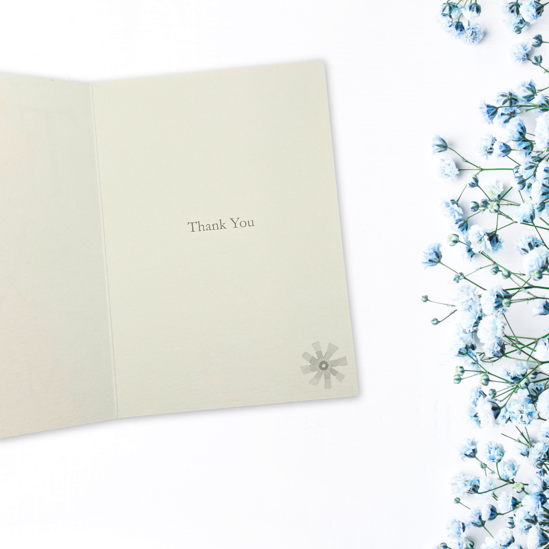 Thank You Card - Watercolour Text