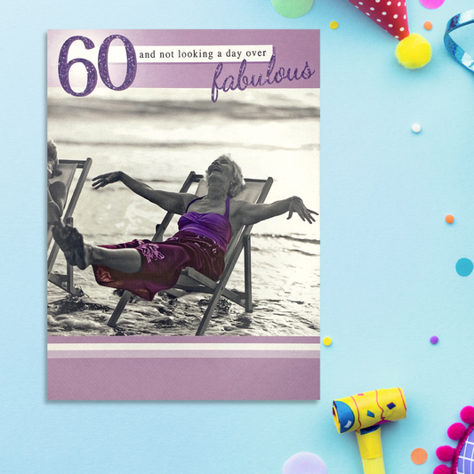 60th Birthday Card - Picture This Fabulous