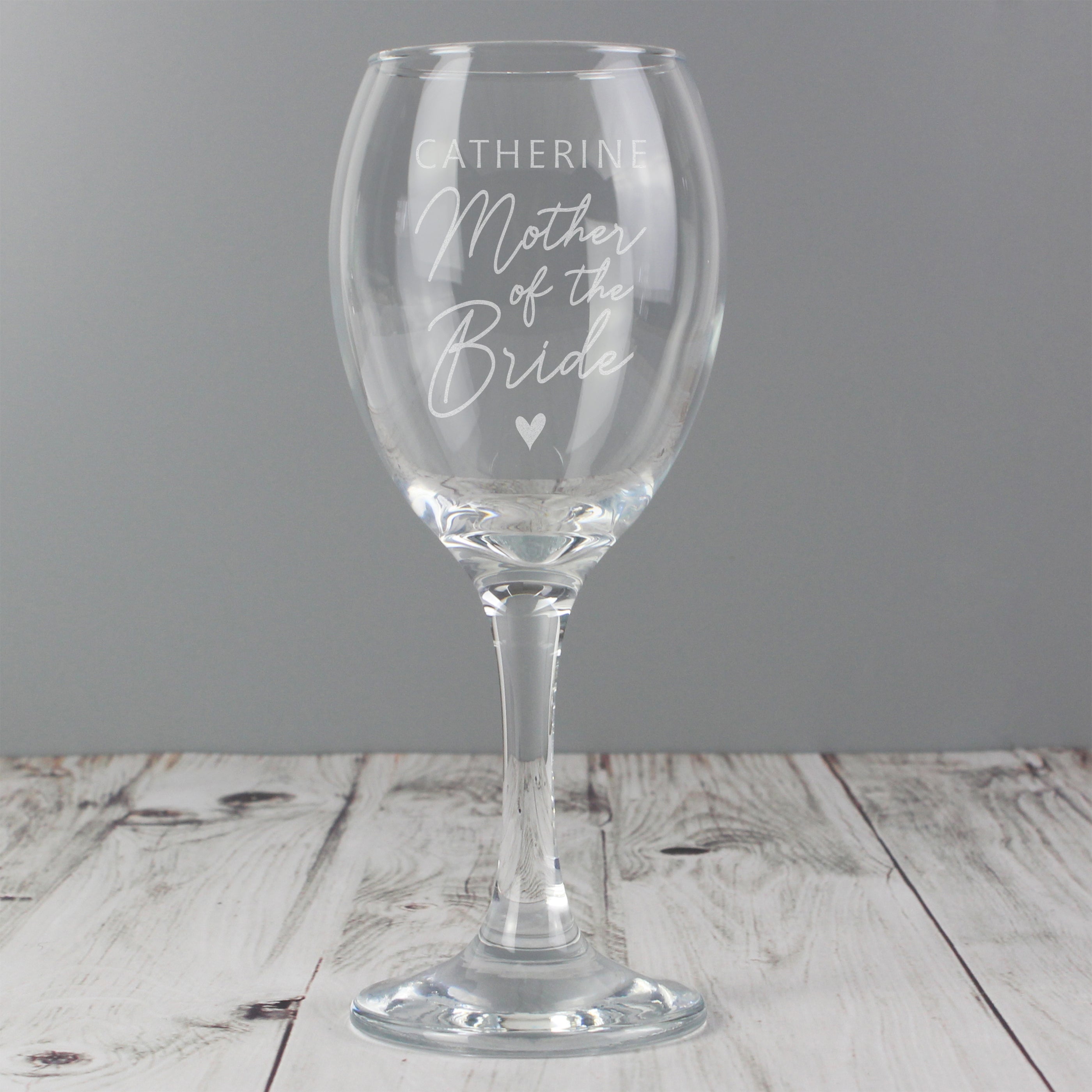 Bride wine clearance glass