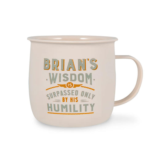 Outdoor Brian Mug shown without packaging.