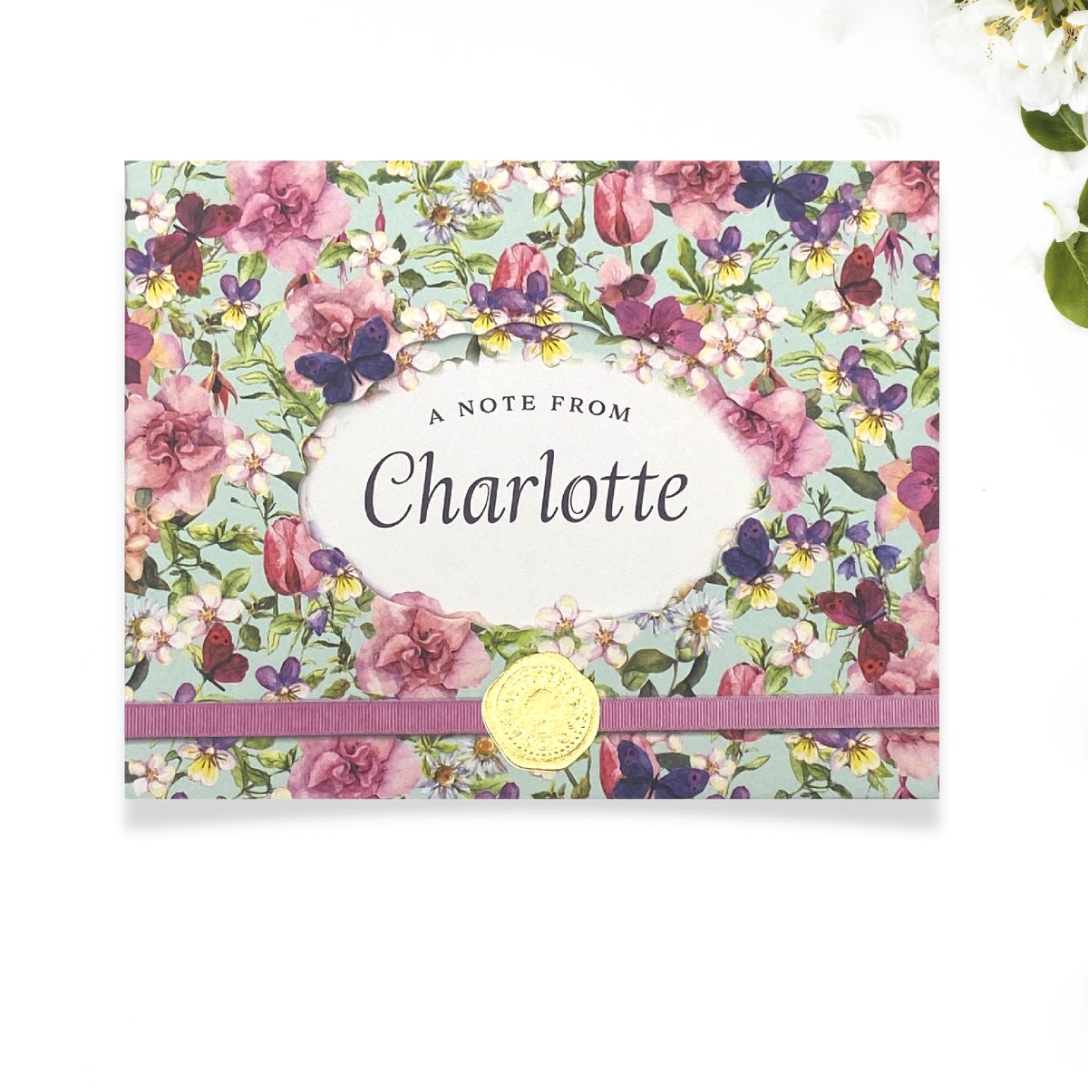 Notelets - 8 x Charlotte With Envelopes