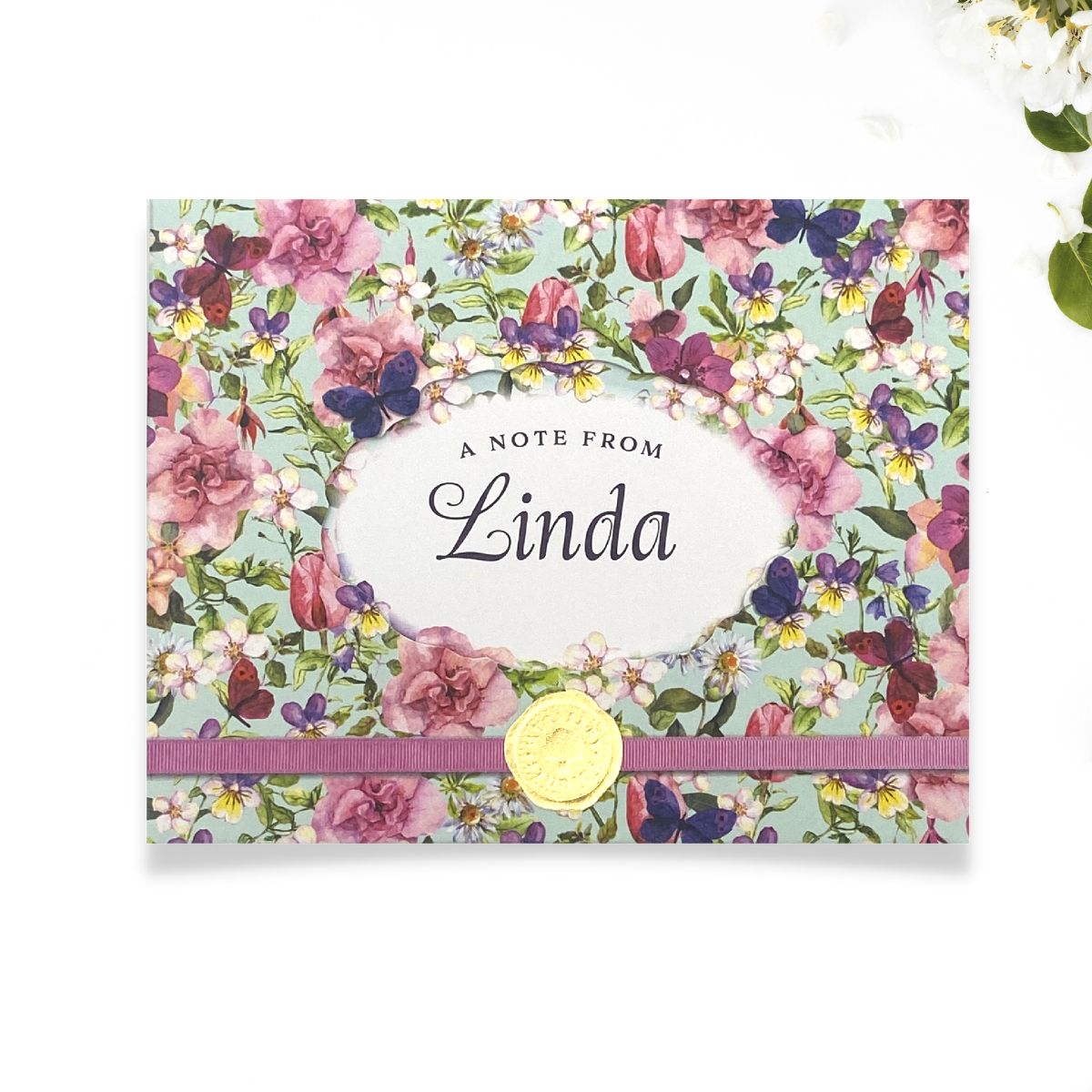 Notelets - Linda - 8 x With Envelopes