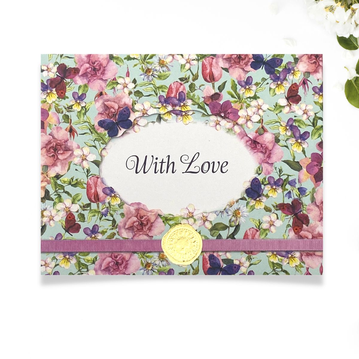 Square Notelets Notelets - With Love - 8 x With Envelopes – The Celebration Store
