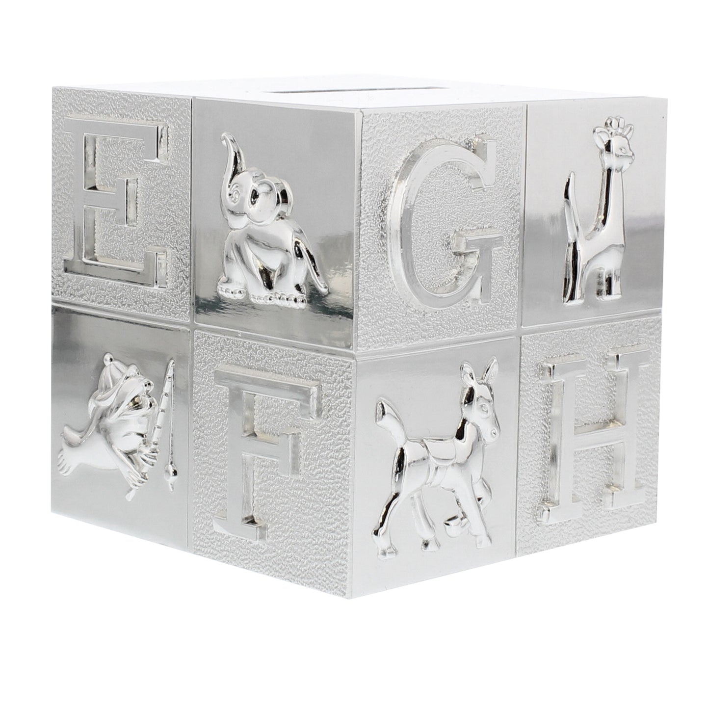 Personalised Cross ABC Christening Money Box