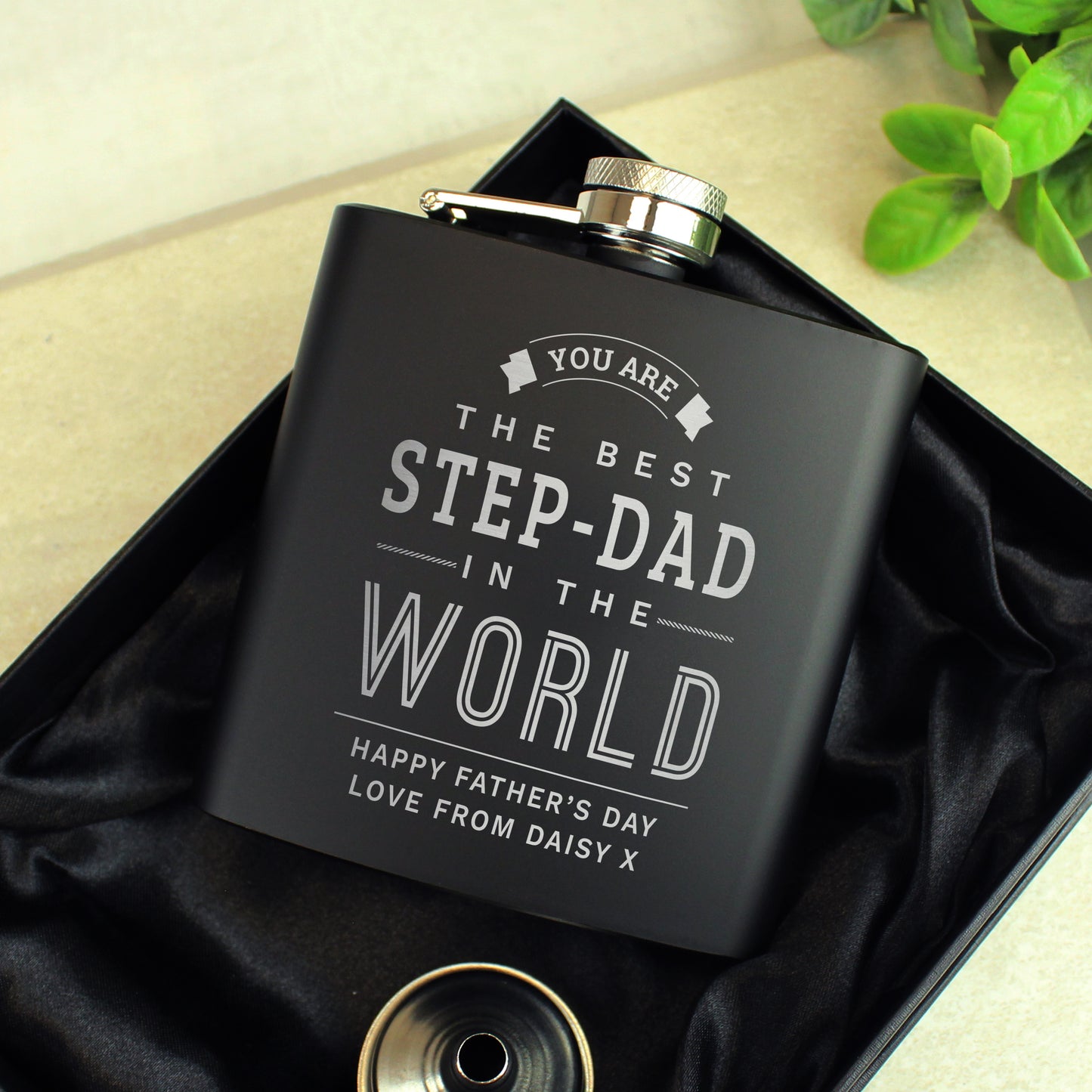 One Option Of Hip Flask Personalisation