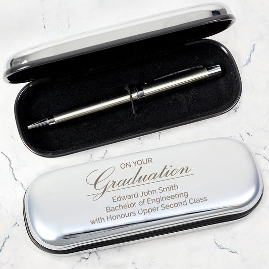 Personalised Graduation Pen & Box Set