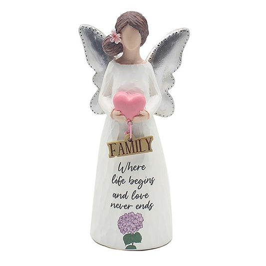Love & Affection Angel Figuerine -  Family