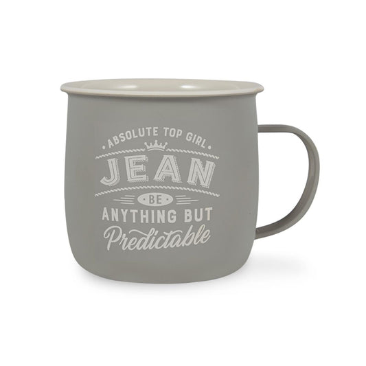 Outdoor Jean Mug shown without packaging.