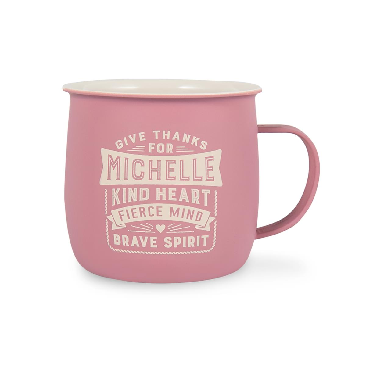 Outdoor Michelle Mug shown without packaging.