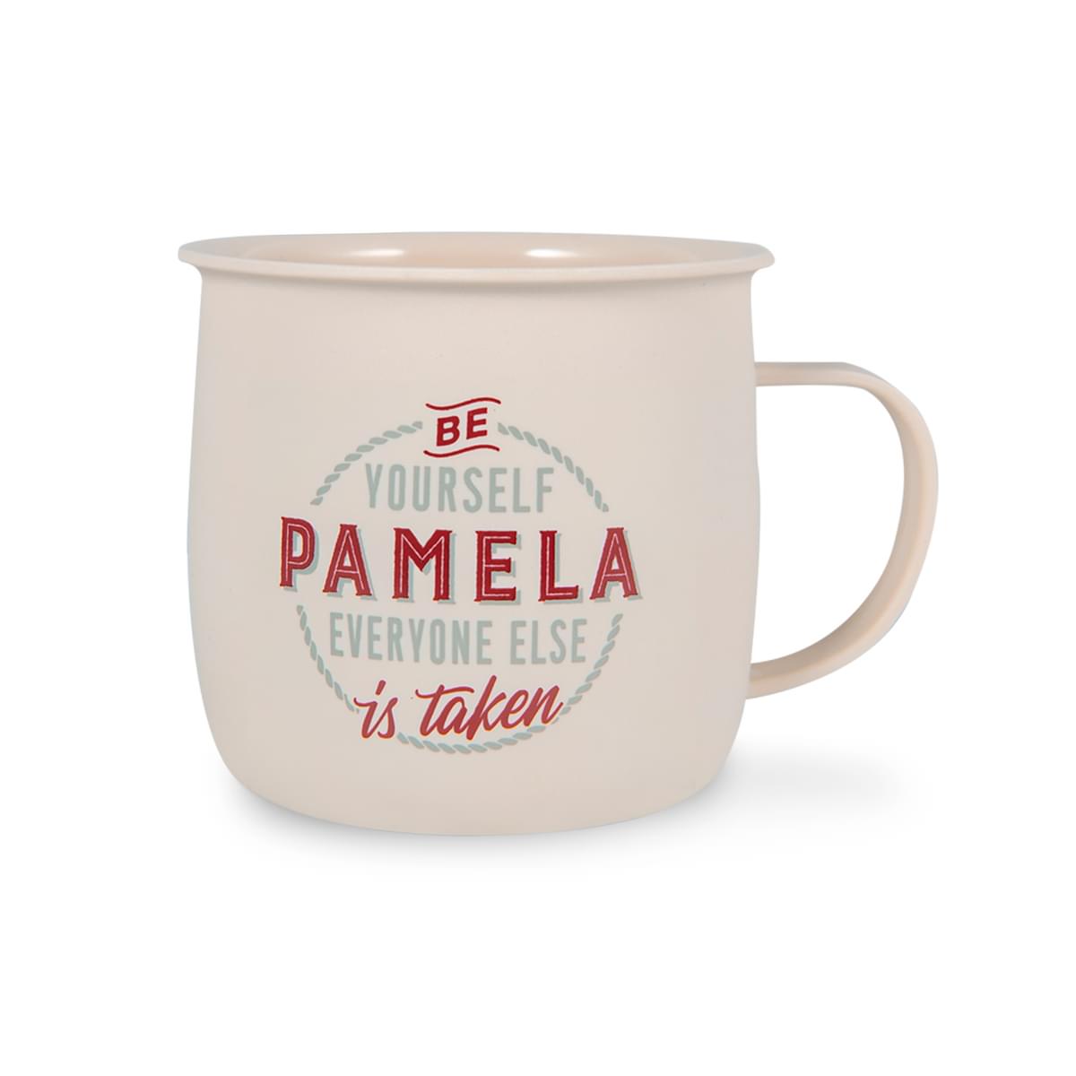 Outdoor Pamela Mug shown without packaging.