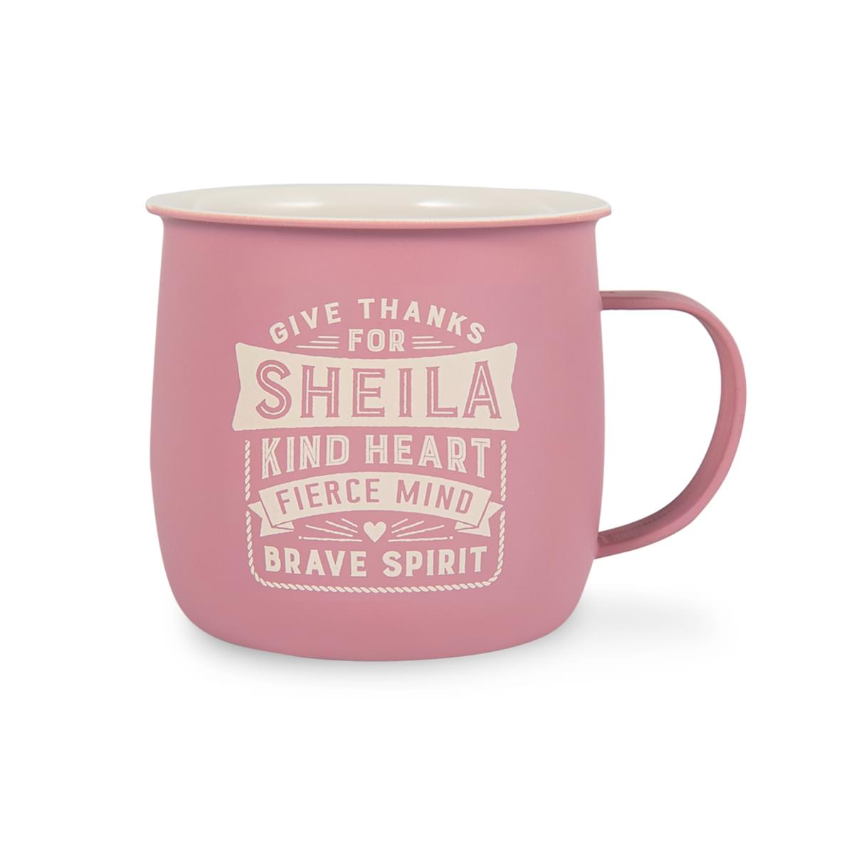 Outdoor Sheila Mug shown without packaging.