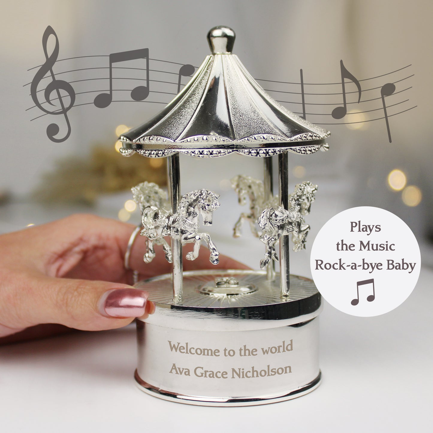Personalised Musical Carousel