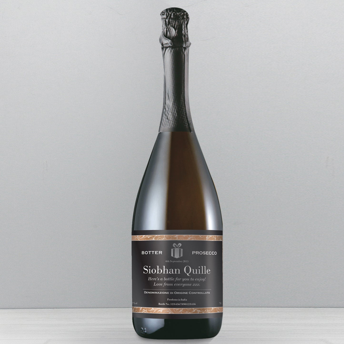 Big Age - Personalised Classic Black Label Prosecco