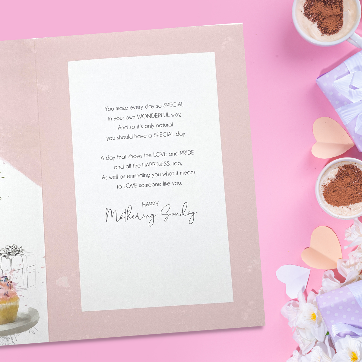 Inside image with full colour printed insert