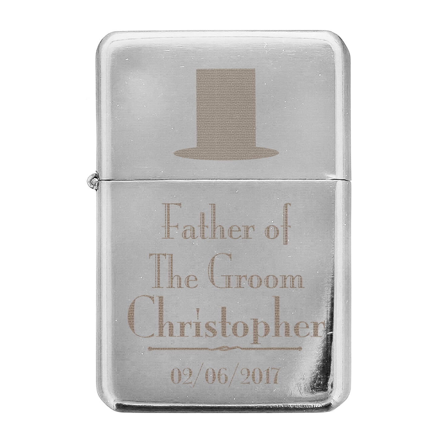 Personalised - Decorative Wedding Father of the Groom Lighter