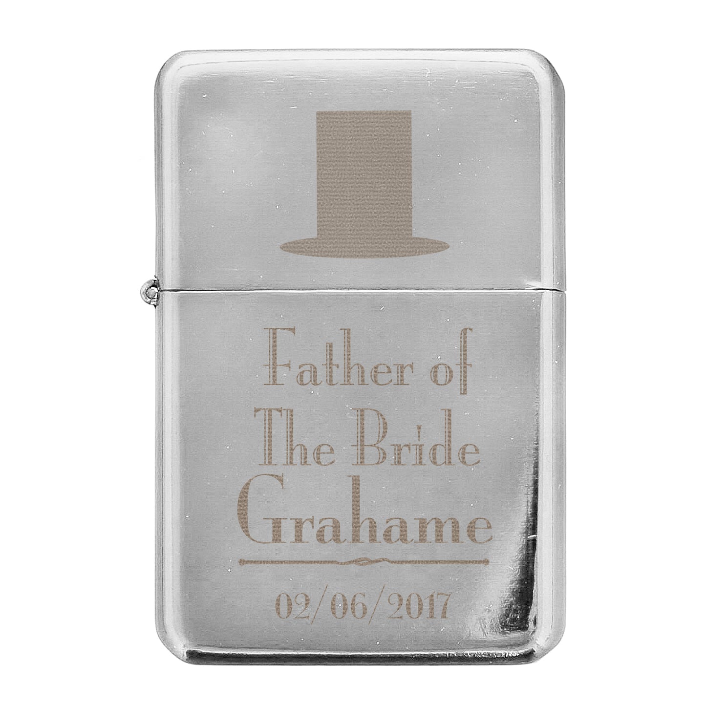 Personalised - Decorative Wedding Father of the Bride Lighter