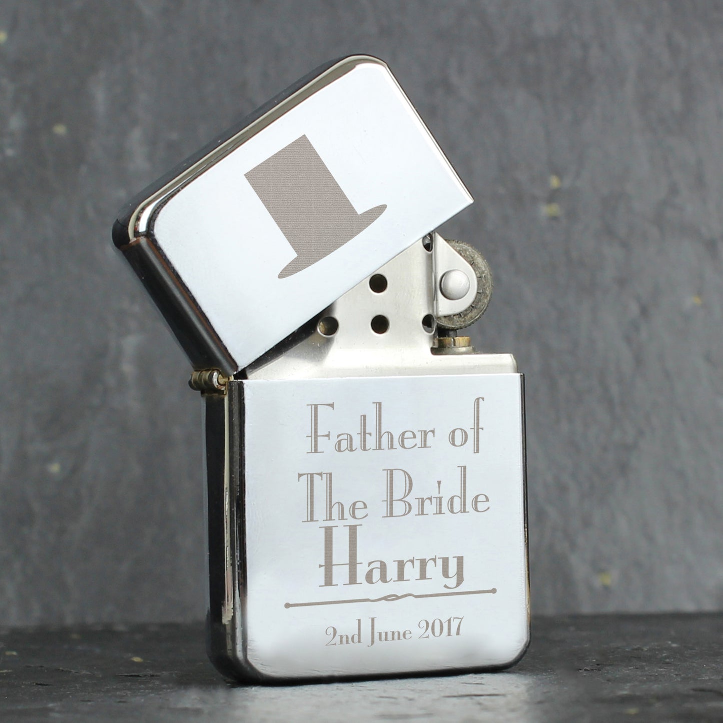 Personalised - Decorative Wedding Father of the Bride Lighter