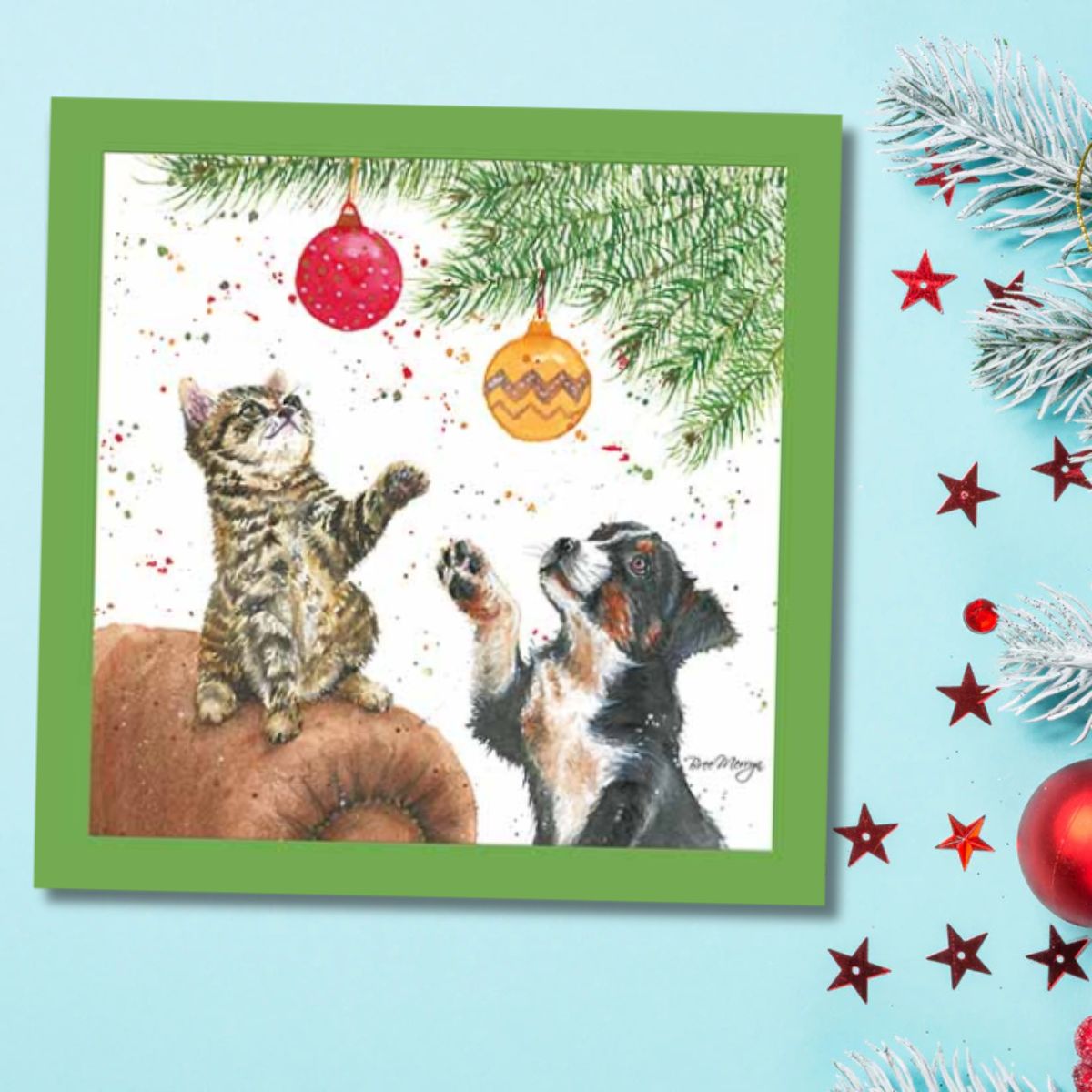 Open Christmas Card - Bree Merryn Tigger & Trooper