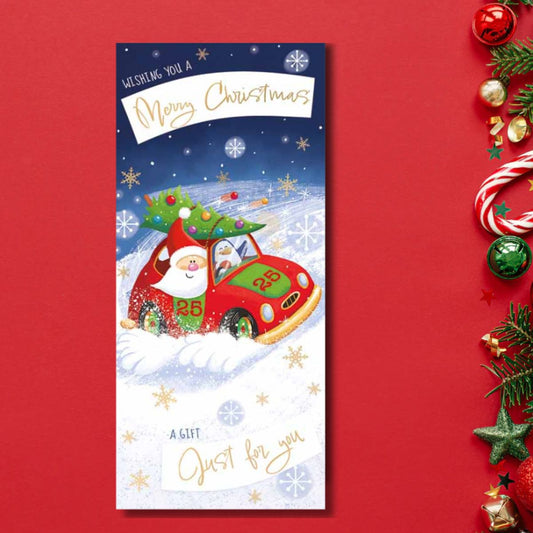 Money Wallet Christmas - Santa & Penguin
